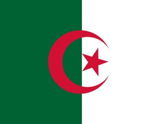 Flag from Algeria