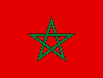 Flag from Morocco