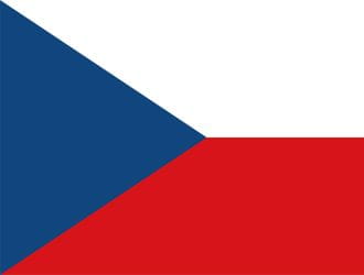 Flag from Czech Republic