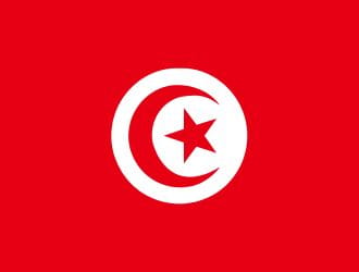 Flag from Tunisia
