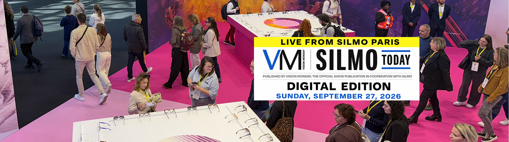 Visuel principal de SILMO Today, le quotidien de SILMO Paris