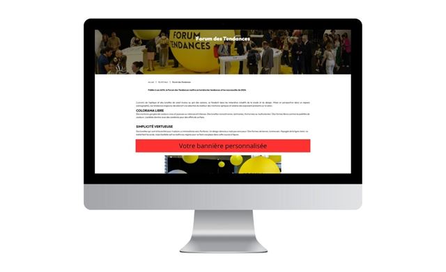 bannière web sur le site de SILMO Paris