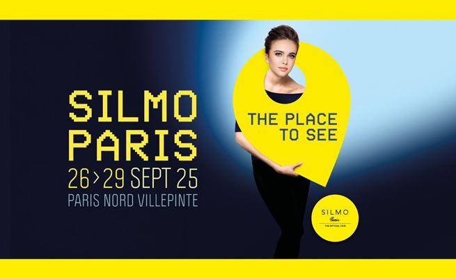 Visuel officiel du salon optique international SILMO Paris 2025, annonçant les dates du 26 au 29 septembre