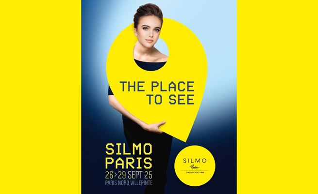 Visuel officiel du salon optique international SILMO Paris 2025, annonçant les dates du 26 au 29 septembre
