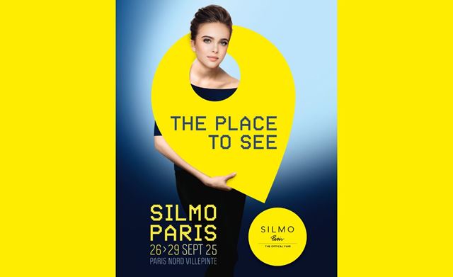 Visuel officiel du salon optique international SILMO Paris 2025, annonçant les dates du 26 au 29 septembre