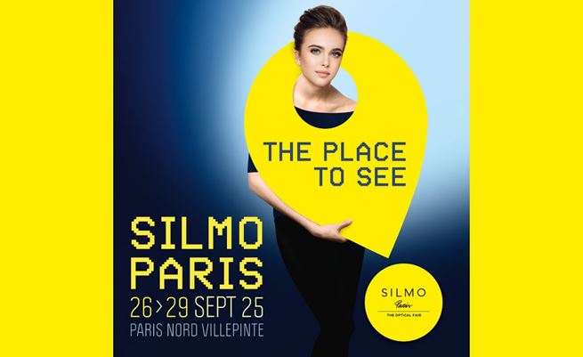 Visuel officiel du salon optique international SILMO Paris 2025, annonçant les dates du 26 au 29 septembre