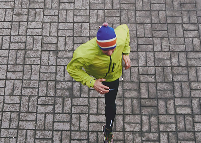 Jogger running