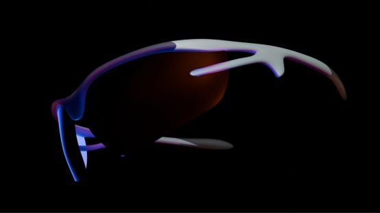 Bone conduction sports glasses