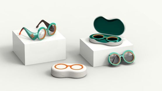 Children’s glasses featuring augmented reality plant recognition