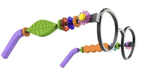 Inclusive glasses for people with ADHD or autism