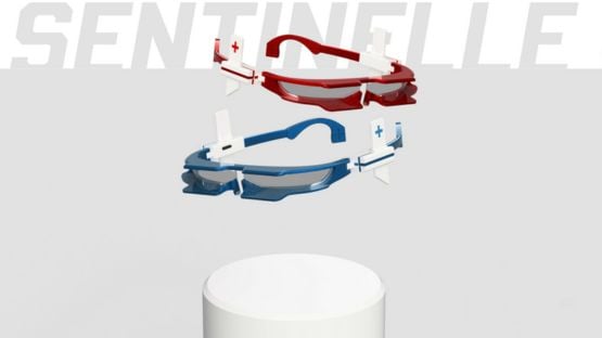 Emergency response glasses with AI