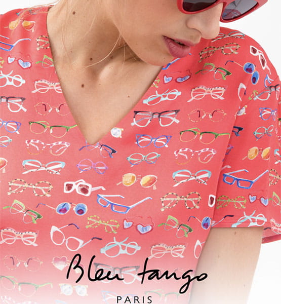 T-shirt-de Bleu Tango