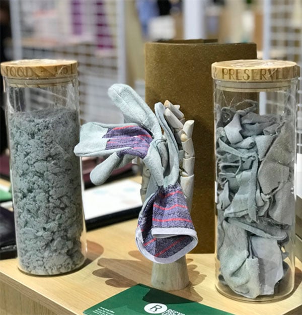 Recycled fabric scraps