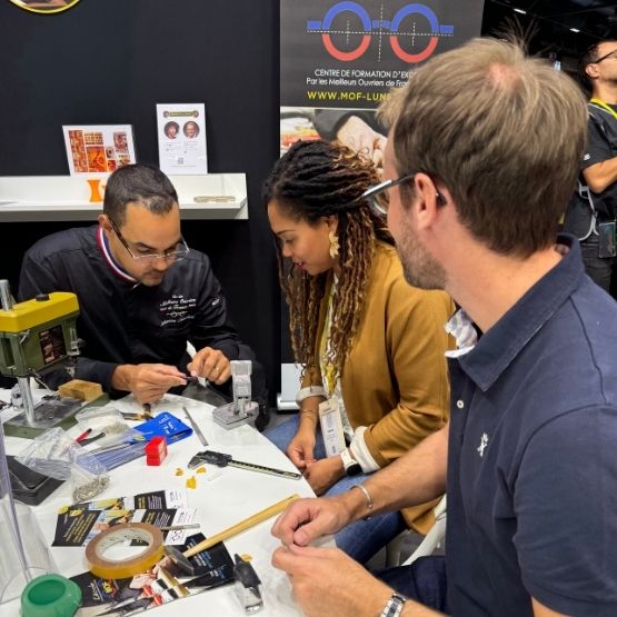 Participants au Design Challenges des MOF lunetiers
