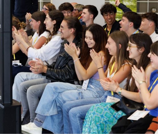 Students at SILMO Paris schools' day
